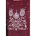 Designer Kaftan abaya with embroidery work- Maroon